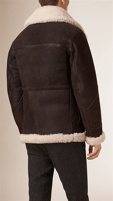 burberry ashurt shearling|burberry aviator coat.